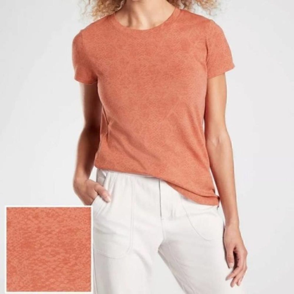 Athleta Organic Short-Sleeve Snake Daily Tee